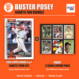 Buster Posey San Francisco Giants Baseball Fan Bundle - 2026 Topps Series 1 & 2 Team Set + 6 Card Legend Pack