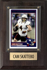 Cam Skattebo New York Giants RC 2025 Arizona State Score 4x6 Gift Plaque