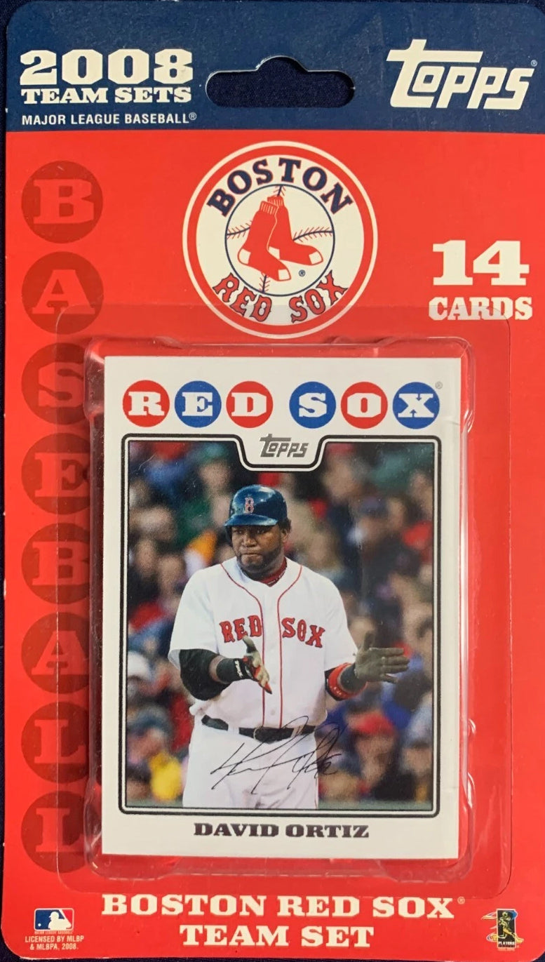 2008 Topps Boston Red Sox Factory Sealed Team Set David Ortiz Jason Varitek