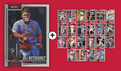 2026 Topps St. Louis Cardinals Team Set + JJ Wetherholt Exclusive Rookie #698 (23 Cards)