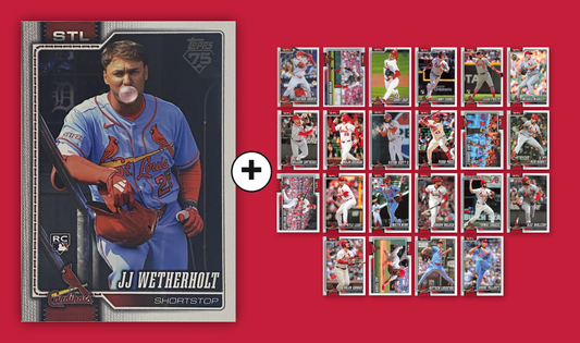 2026 Topps St. Louis Cardinals Team Set + JJ Wetherholt Exclusive Rookie #698 (23 Cards)