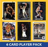 Stephen Steph Curry 6 Card Player Pack 2023-24 Hoops Donruss Golden State Warriors