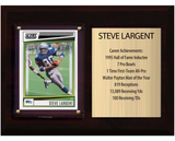 Steve Largent Seattle Seahawks Hall of Fame Stats Plaque 6x8 1 Card Prizm, Donruss, Score 2024 2025 2026