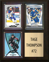 Tage Thompson Buffalo Sabres Fan Gift Plaque 8x10 3 Cards Upper Deck 2024 2025 2026