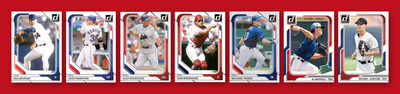 2026 Donruss Baseball Team Set 7 Cards Texas Rangers Ryan Hamilton