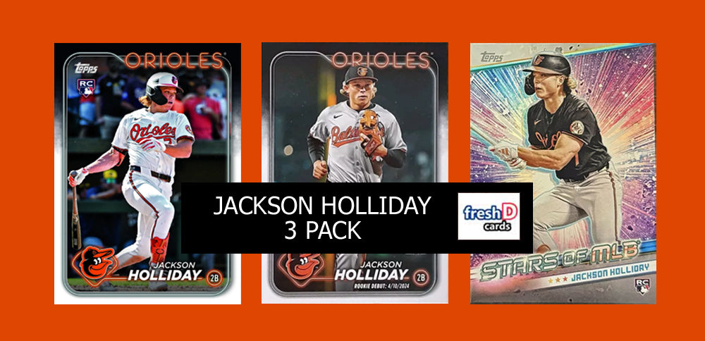 2024 Topps Update Jackson Holliday 3 PACK RC US50 Debut US97 Stars Of MLB SMLB-83