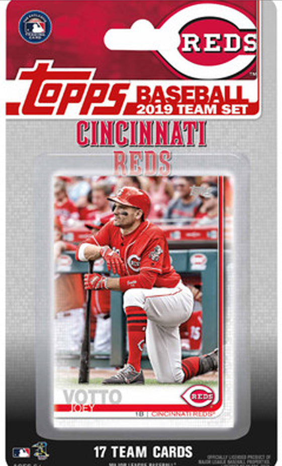 Topps Cincinnati Reds 9 Team Sets 2019 2017 2008 2006 + 2026 Series 1 Elly De La Cruz hand-collated team set