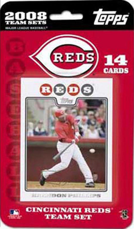 Topps Cincinnati Reds 9 Team Sets 2019 2017 2008 2006 + 2026 Series 1 Elly De La Cruz hand-collated team set