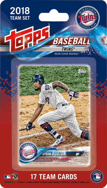 Topps Minnesota Twins Team Sets 2008 2011 2013 2017 2018 2020 Mauer + 2026 Series 1 Buxton hand-collated team set