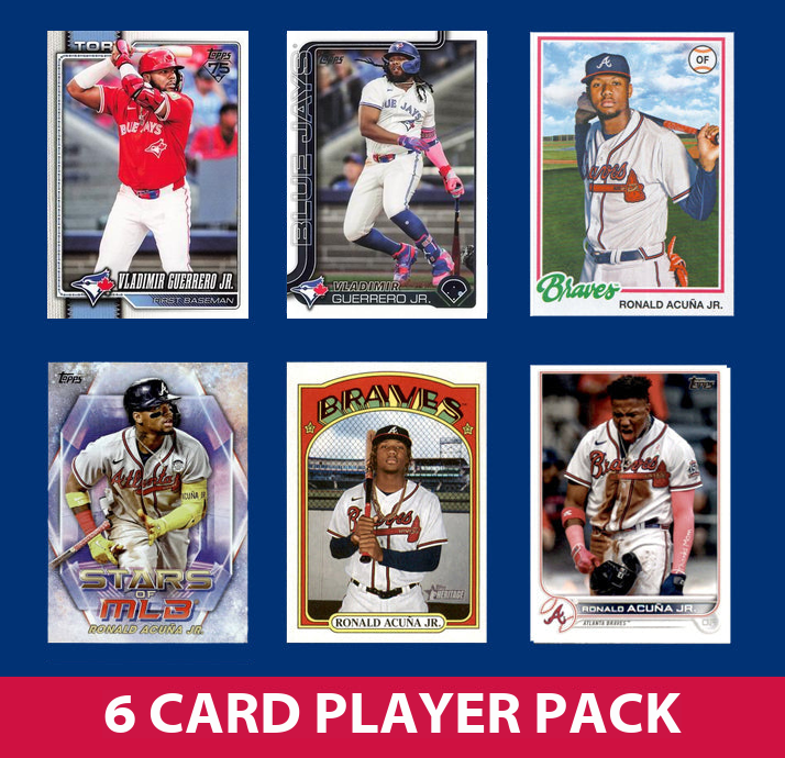 Vladimir Guerrero Jr. Toronto Blue Jays Baseball Fan Bundle - 2026 Topps Series 1 & 2 Team Set + 6 Card Player Pack