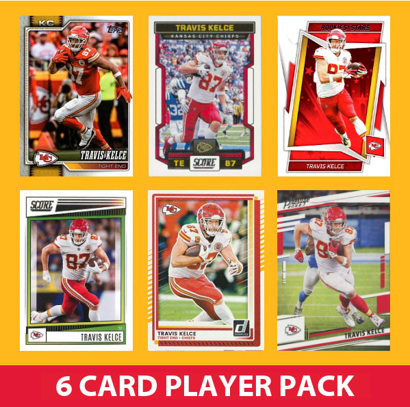 Travis Kelce Kansas City Chiefs Football Fan Bundle - 2026 Topps Team Set + 6 Card Player Pack