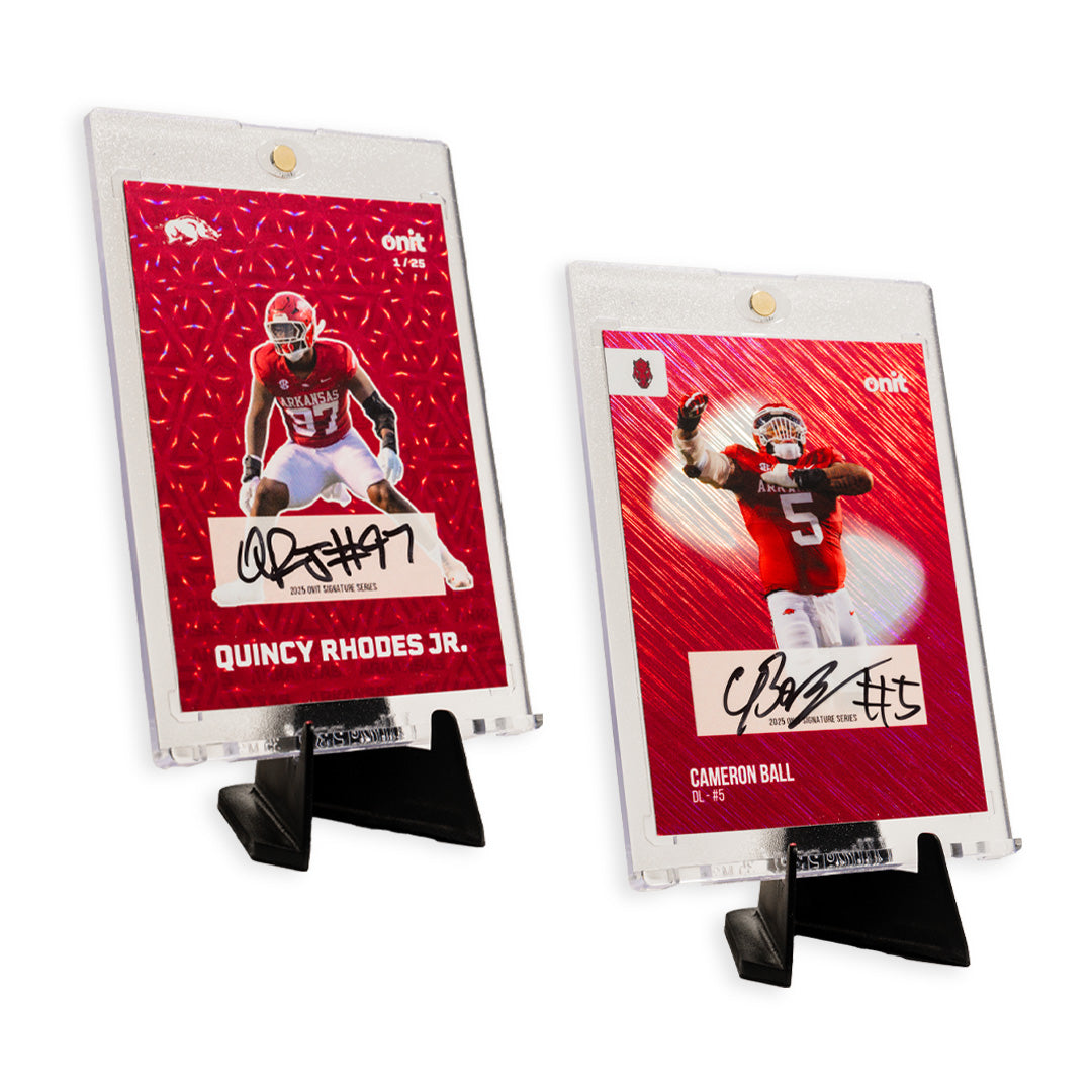 University of Arkansas Football 2025 Trading Cards - Platinum Box hand-collated team set