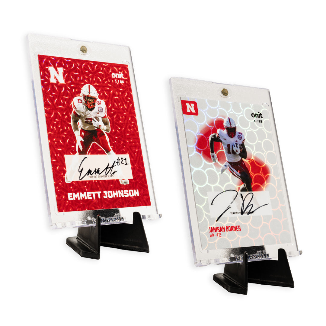 University of Nebraska Football 2025 Trading Cards - Platinum Box hand-collated team set