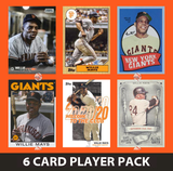 Willie Mays San Francisco Giants 6 Card Legend Pack Topps Bowman 2025 2024 2023